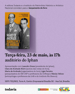 Livro de cartas trocadas por Rodrigo M. F. de Andrade e Mário de Andrade  será lançado - Correio do Estado